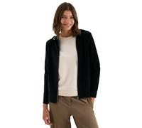 Cecil Giacca in velluto da donna con cappuccio, Ink Green, S