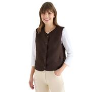 Cecil Gilet con bottoni macchiato marrone, XL