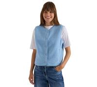 Cecil Gilet Teddy con dettagli in softshell Easy Blue, M