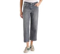 Cecil Jeans Wide Leg Mid Grey Used Wash 28