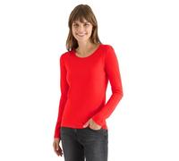 Cecil Maglia Basic da Donna, Arancione Pumkin, XXL
