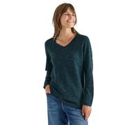 Cecil Maglia con Scollo a V, in Pino, Verde Melange, M