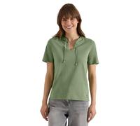 Cecil Maglietta a Maniche Corte con Scollo a Spaccato, Verde Matcha, M