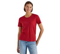 Cecil Maglietta Basic con Scollo Rotondo, Colore Rosso tamarillo, XXL