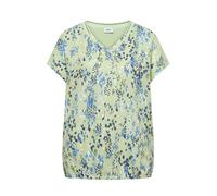 Cecil 3413447 - Camicetta da Donna a Maniche Corte con Struttura Mista (Confezione da 1), Raw Matcha Lime, S