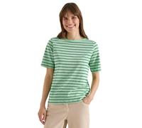 Cecil Maglietta con Boatneck e Righe Juicy Lime L