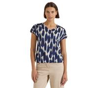 Cecil Maglietta con Scollo a V e Dettaglio in Pizzo, Blu Scuro, Taglia S