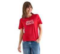 Cecil Maglietta con Stampa Wording Glazed Apple Rossa XXL