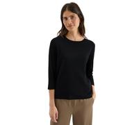 Cecil Maglietta con Struttura a Coste, Colore Nero, XL