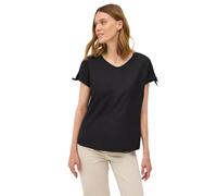 Cecil Maglietta da Donna in Tinta Unita, Nero, XL