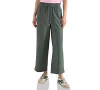 Cecil Mix di Lino, Pantaloni Larghi Just Kaki, 2 Pezzi