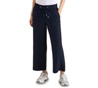 Cecil Mix di Lino Wide Leg Pantaloni universali Blu 2X