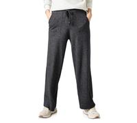 Cecil Pantaloni da Donna in Maglia, Grigio Carbone Melange, L