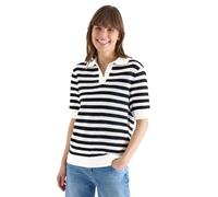 Cecil Polo a Righe in Mesh Universale Blu L