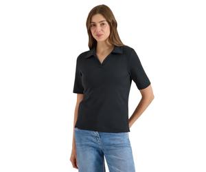 Cecil Polo da Donna a Maniche Corte in Tinta Unita, XL