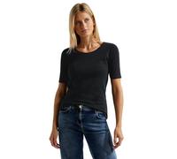 Cecil Stile Lena T-Shirt, Nero, L Donna