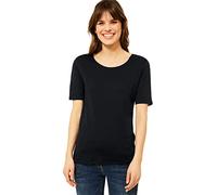 Cecil Style Lena, T-Shirt Donna, Nero Nuovo, XL