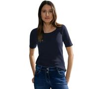 Cecil Style Lena, T-Shirt Donna, Universal Blue, M