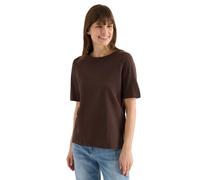 Cecil T Shirt Tinta Unita Macchiato Brown L