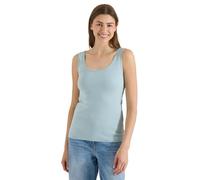 Cecil Top Basic con Girocollo in Cotone Crystal Menta L