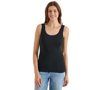 Cecil Top da Donna 3225953 Basic in Puro Cotone (Confezione da 1), Palm Breeze Green, S