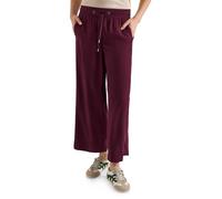 Cecil Wide Leg - Pantaloni Sweet Grape, Taglia M, Colore: Rosso