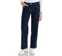 Cecil Wide Leg Rinsed Jeans Rinsed Wash 28