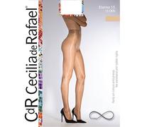 Cecilia de Rafael Eterno 15 Collant, 15 den, Marrone (Teka), S Donna