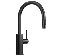 CECIPA Miscelatore Cucina Nero con Doccetta Estraibile, Rubinetto Lavello Cucina Girevole 360°, Rubinetto Cucina con Doccetta, Rubinetti con Doccia Acciaio Inox, Rubinetto Lavandino Cucina