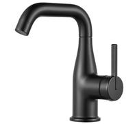 CECIPA Rubinetto Bagno Lavabo con funzione avvio acqua fredda,nero