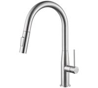 CECIPA Rubinetto Cucina con Doccetta Estraibile, Arco Miscelatore Cucina