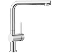 CECIPA Rubinetto Lavello Cucina con Doccetta, Miscelatore Cucina Estraibile con 2 Tipi di Getto, Rubinetto a Leva Singola con Beccuccio Girevole a 360°, in Acciaio Inox, Spazzolato