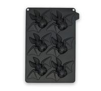CÉCOA Halloween - Stampo 6 pipistrelli 3D - 100% silicone di alta qualità, antiaderente, garantito senza BPA, cottura perfetta e facile da rimuovere