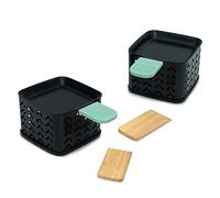 CÉCOA - Set di 2 raschietti per candela - Cheese'Up - Formaggio fuso in 2 minuti - Senza elettricità - Formato compatto - Raschietto originale - Facile da riporre - colore casuale