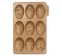 CÉCOA - Stampo per 9 madeleine natalizie - 100% silicone - Stampo per Madeleine Natale - Alta Qualità - Anti-adesivo - Senza BPA - Cottura perfetta e facile da sfogliare