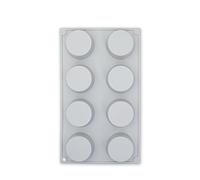 CÉCOA • Stampo per torta • Stampo 8 Muffin • Silicone Pro • Antiaderente & Resistente • Facile rimozione • Cottura omogenea • Ideale per torte e dolci • Forno, congelatore e lavastoviglie