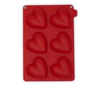 Cecoa - Stampo silicone con 6 Cuori 3D