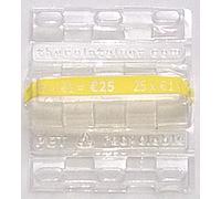 ceconcept l250tc100 pacchetto di 250 Custodie moneta 1,00 Euro, 250 Pezzi