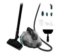 Pulitore a vapore portatile CECOTEC HydroSteam 2000 EasyHome Max, Potenza Max 2000 W, Serbatoio 2 l, Pressione 5 bar, Grigio