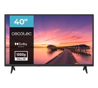 Cecotec TV - Televisore LED da 40 Pollici con Risoluzione Full HD - 0 series 0040. Sistema Dolby, Sintonizzatore DVB_T/T2/C/S/S2, Altoparlanti 16W, Connessioni HDMI x 3 e USB x 2, Memoria Flash