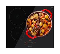 Cecotec Piastra a Induzione 3 Fuochi Bolero Squad I 3001. Potenza massima 7200 W in 9 Livelli, Indicatore di Luce, Diametro massimo 290 mm, Booster, Rilevatore di Padelle, Timer