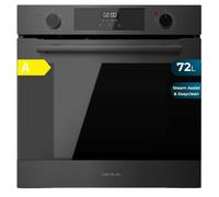 Cecotec Forno multifunzione Integrabile 60 cm Bolero Hexa M226000 Matt A. 2800 W, 72 L, 7 funzioni, modalità griglia, fan assisted grill, modalità convezione, defrost, Steam Base X2, Steam EasyClean,