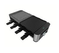 Cecotec 03225 griglia per raclette 8 persona(e) 1400 W Nero, Grigio