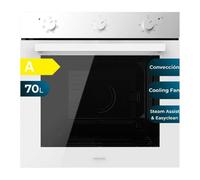 Cecotec Forno Incasso Multifunzione Da 70 L Bolero Hexa M236000 Glass White Time. Forno Dotato Di 6 Funzioni, Steam Assist, Porta Fredda E Efficienza Energetica A