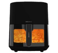 Cecotec Friggitrice ad Aria Cecofry Fantastik Window 5500. Air Fryer 1500W, Capacità 5,5L, Tecnologia PerfectCook, 9 Modalità di Cottura, Touch, Regolabile 80-200°C, Finestra, Cottura 60M