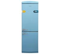 Cecotec 215 L Retro Frigorifero a 2 Porte Bolero CoolMarket 2D Origin 215 Nero E. Altezza 148,2 cm e Larghezza 55,2 cm, Luce