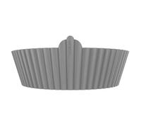 Cecotec 3 Pezzi Stampi in Silicone Circolari per Friggitrice ad Aria Cecofry Bucket Pack Accessories. 22x6cm, Alta Qualità, Senza BPA, 160g ciascuno, Riutilizzabile, Temperature -40°C a +250°C