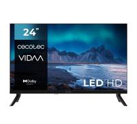 Cecotec Smart TV A5 Series ALH50024 - Televisore LED 24 pollici HD VIDAA Dolby WiFi, 3 HDMI, 2 USB