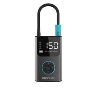 Cecotec Compressore ad Aria Portatile Air Max. Gonfiatore e Pompa 150 Psi, Doppia Batteria 7.4V e 2000Mah, Luce Led, Display LCD, Adatto per Auto, Moto, Bici, Scooter e Palline