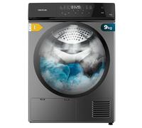 Cecotec Asciugabiancheria 9 Kg Pompa di calore Bolero DressCode Dry 8400 Steel. Classe equivalente A++, controllo tattile, 15 programmi, asciugatura automatica, stiratura facile, stop&go, tamburo inox